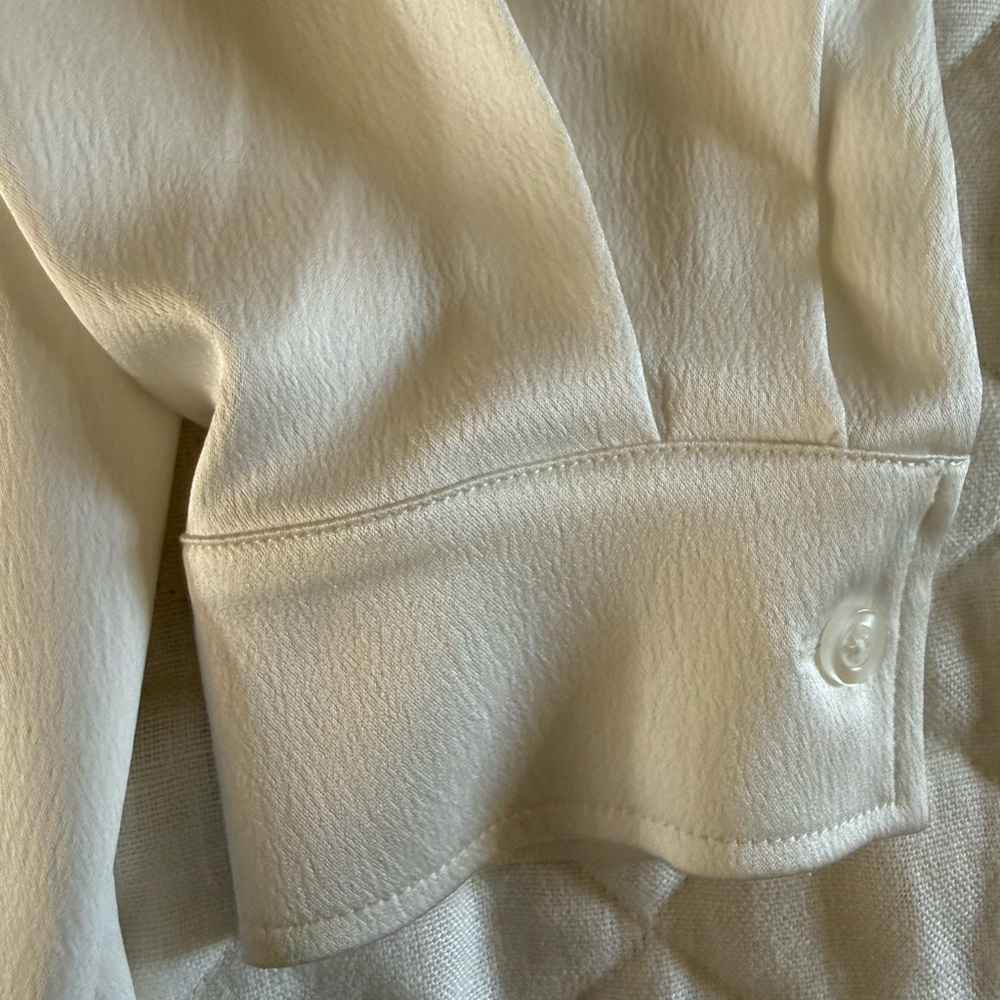 ba&sh White Button-Up Blouse - Picture 2 of 4